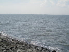 De baai met vloed